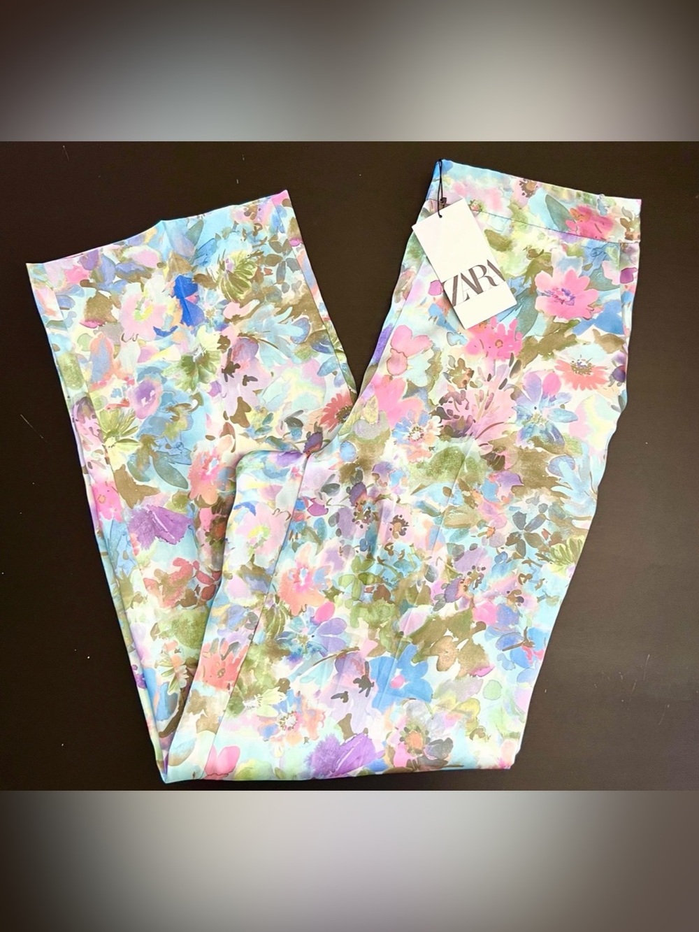 Zara Pastel Floral Pants